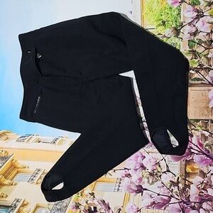 Obermeyer Black Sweatpants and Joggers with High‎ Waist Design